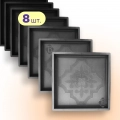 Форми 300х300 для тротуарної плитки Лілія квадрат 8шт, Верес-2007