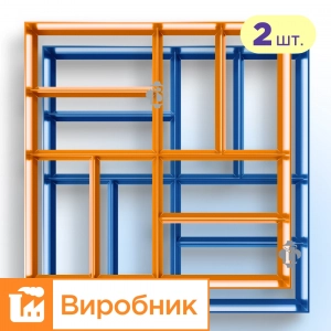 Форма Садової доріжки 2шт 400x400x40 Паркет 2 шт, Верес-2007