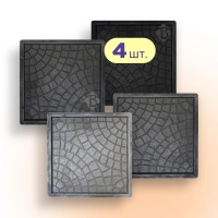 Moulds 300x300 for paving slabs Web 4 pcs., Veres-2007