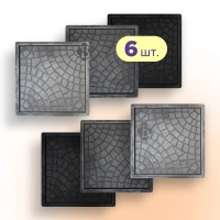 Moulds 300x300 for paving slabs Web 6 pcs., Veres-2007