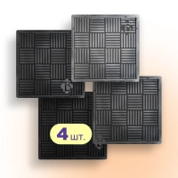 Moulds 300x300 for paving slabs Biscuits 4 pcs., Veres-2007