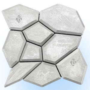 Форма Садової доріжки 600x600x50 посилена  Камінці, виробник Верес-2007