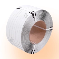 Стрічка поліпропіленова 19 мм x 0,9 мм x 1,0 км пакувальна біла