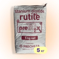 Пігмент для бетону 5 кг, тротуарної плитки білий PRETIOX FS Precheza