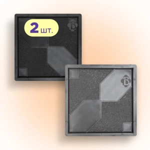 Форми 300х300 для тротуарної плитки Троянда Вітрів 2шт, Верес-2007